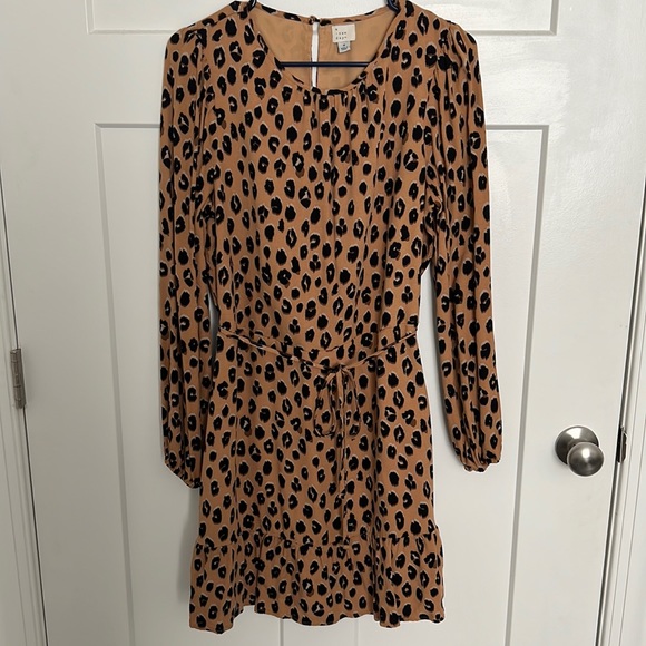 A New Day cheetah print dress - Picture 1 of 4